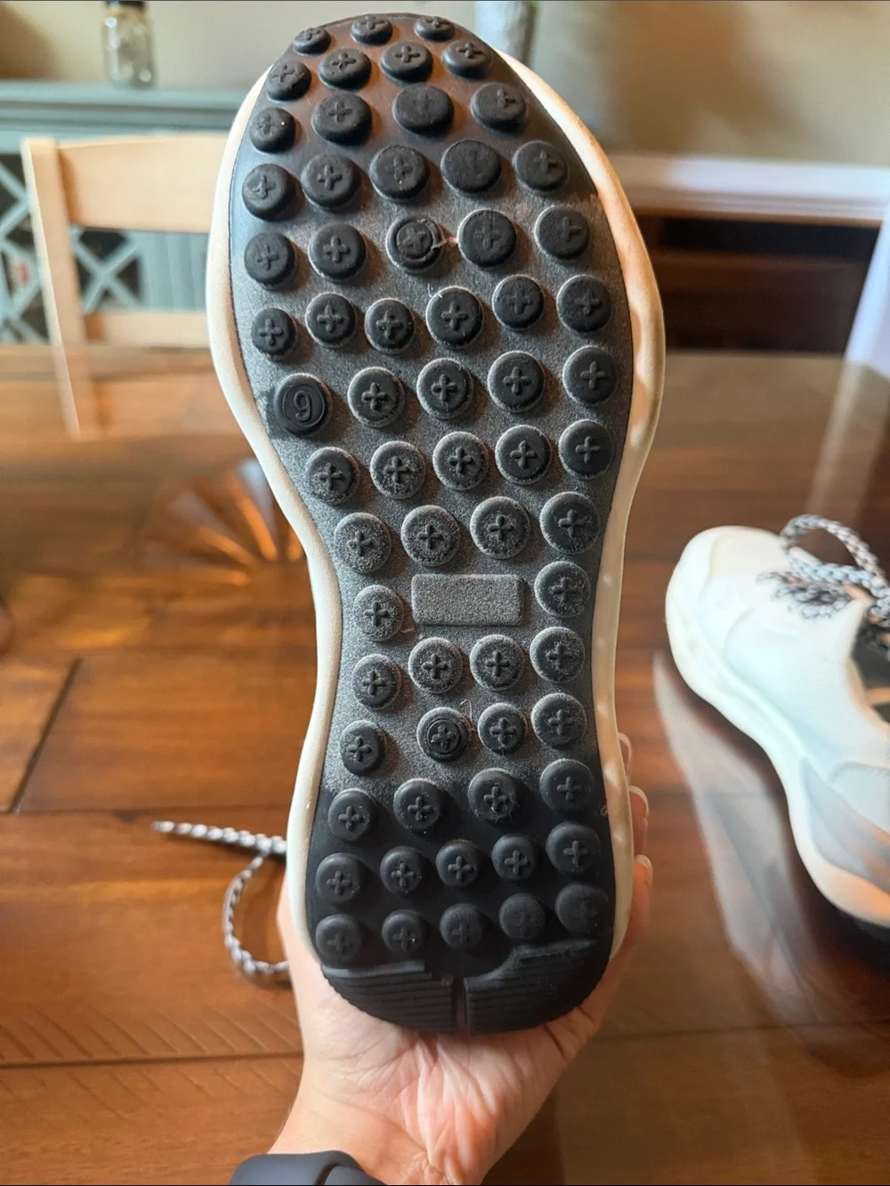 Vintage Havana White Sneakers with Black Star
